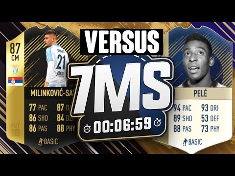 87 MILINKOVIC SAVIC VS PELE!? 7 MINUTE SQUAD BUILDER!! FIFA 18 ULTIMATE TEAM