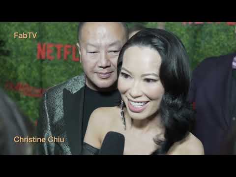 Bling Empire’s Christine Chiu Li at Netflix, The Hollywood Reporter event!