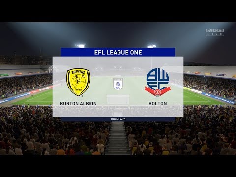 FIFA 20 | Burton Albion vs Bolton - EFL League One | 10/03/2020 | 1080p 60FPS