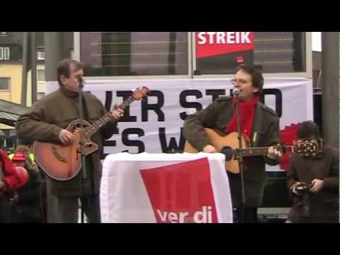 Ver.di Streiklied Reinhard Link & Waldemar Hübner