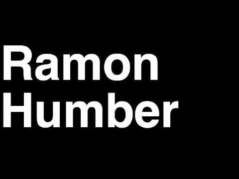 How to Pronounce Ramon Humber New Orleans Saints NFL Football Touchdown TD Tackle Hit Yard Run