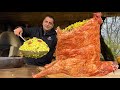 10kg Azerbaijani Pilaf Cooked Inside 15kg Of Lamb Life In The Mountains