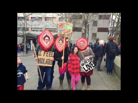 Demonstrationer mot Trump