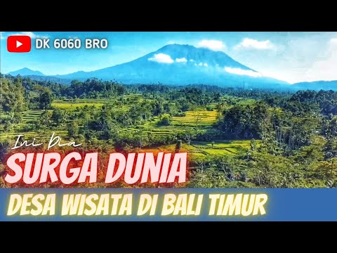 HIDDEN GEMS BALI‼️ Rural Atmosphere Natural Tourism in Sidemen Village, Karangasem, Bali, Indones...