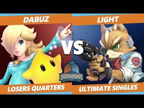 DHATL 2019 SSBU Singles - Liquid | Dabuz (Rosalina) Vs. Rogue | Light (Fox) Ultimate Tournament LQ