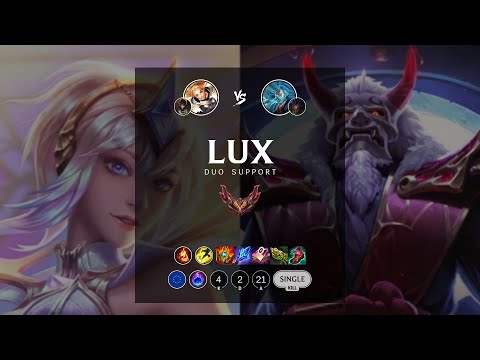 Lux Support vs Zilean - EUW Grandmaster Patch 12.15