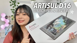 Artisul D16 SP1601 15.6in Pen Display for Windows & MacOS | Unboxing, Testing & Review  ❤︎ Emmy Lou