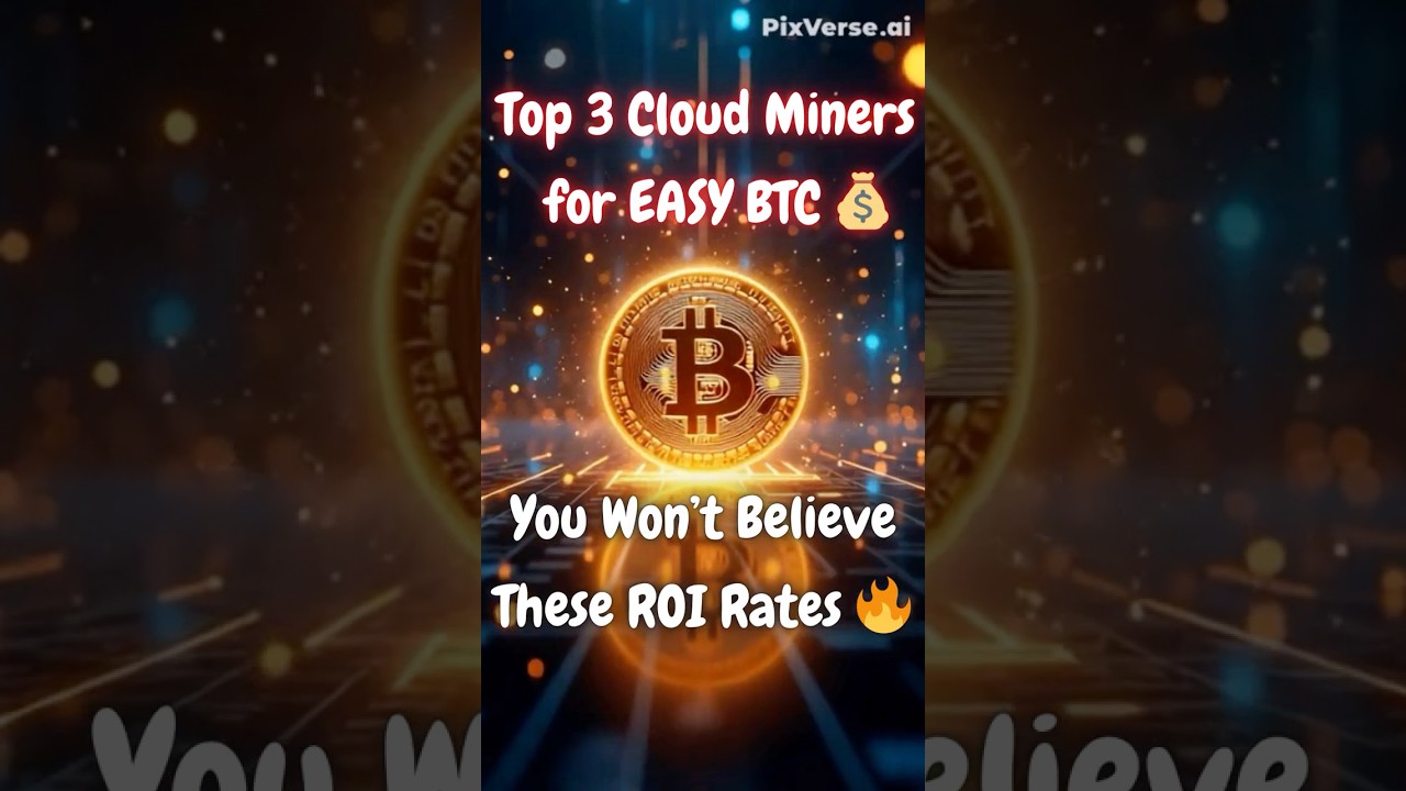 Top 3 Bitcoin Cloud Mining Platforms in 2025 #crypto #bitcoin #bitcoinmining  #bitcoincloudmining