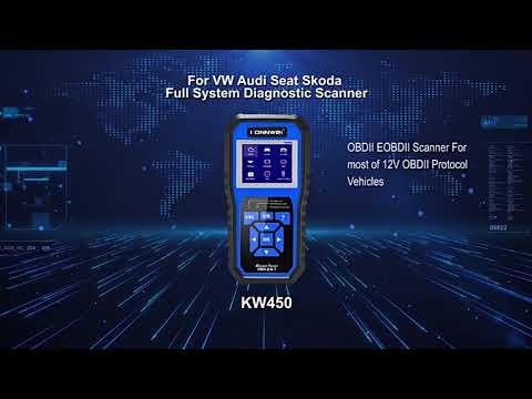 Konnwei KW450 V/A OBDII Διαγνωστικό επαγγελματικό για VW-GROUP FULL SYSTEM ai AUDI-VW-thumb-1