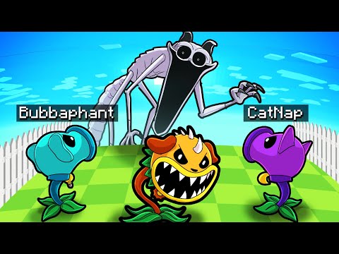 Insane Crafters Battle Plants vs Zombies in Minecraft