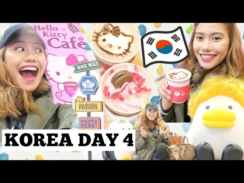 KOREA DAY 4: NAG SNOW!!! + HELLO KITTY CAFE (AHH ANG CUTE!) 💜Purpleheiress