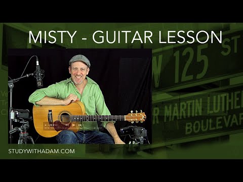 Misty - Guitar Lesson Part 1
