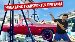 HAMPIR SELESAI !!! PROJECT MEGATANK TRANSPORTER PEMELIHARAAN IKAN HIU GANAS !!! TOP OF PREDATOR FISH
