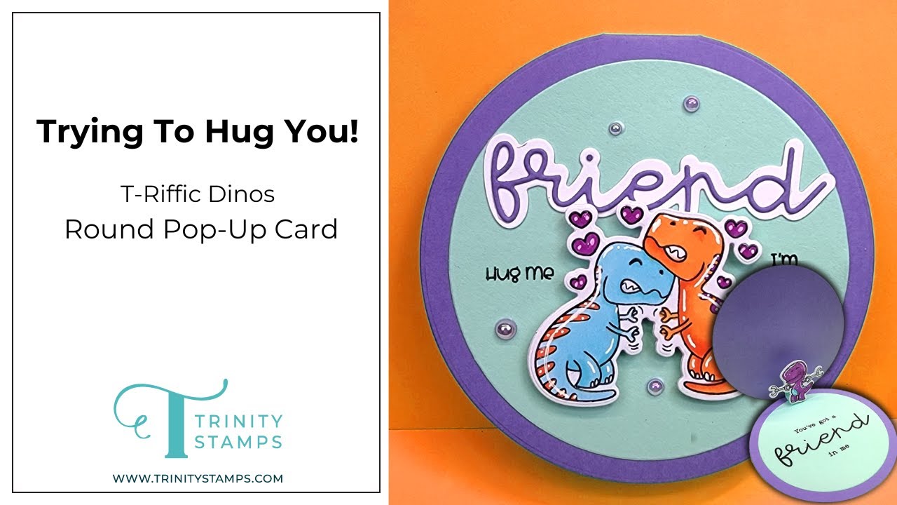 Cute Circle Dino Card!