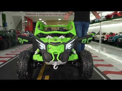 Apresentação do Buggy elétrico infantil Maverick 24v