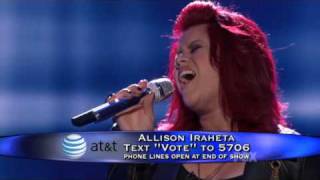 I Can&#39;t Make You Love Me (Live) - Allison Iraheta