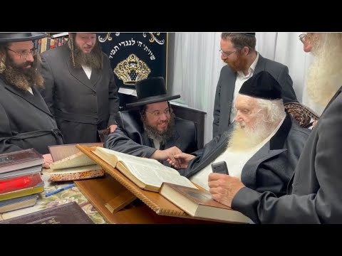 Shomrei Emunim Rosh Yeshiva Visits R’ Moshe Sternbuch