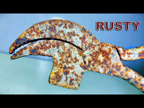 Rusty & Fully Jammed Shoemaker Pliers Restoration Video!