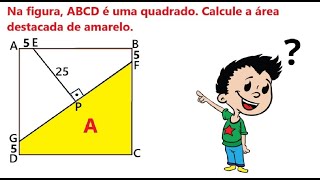 📌 CALCULATE THE AREA OF THE YELLOW TRAPEZOID