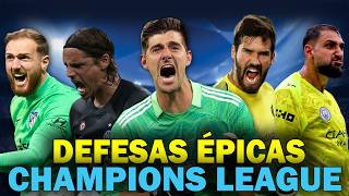 As Defesas Mais LENDÁRIAS da Champions League 2026 até agora