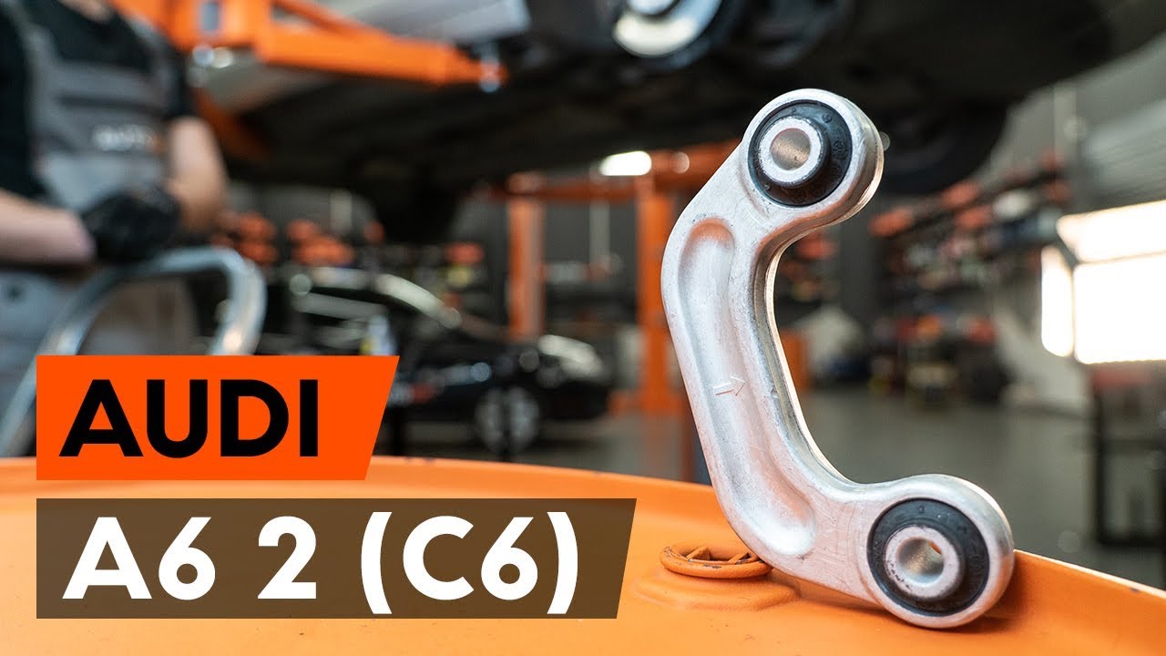 Πώς να αλλάξετε μπαρακι ζαμφορ εμπρός σε Audi A6 4F2 - Οδηγίες αντικατάστασης