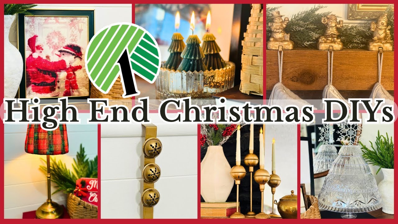 🎄7 Dollar Tree Christmas DIYs That Look Expensive