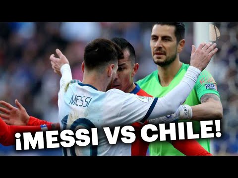 LO MEJOR Y LO PEOR DE LIONEL MESSI CONTRA CHILE 🔥 Planeta Gol
