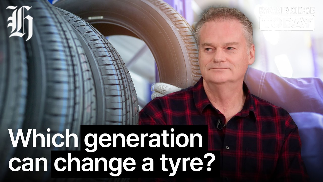 Which generation can be trusted to know how to change a tyre? | Ryan Bridge TODAY