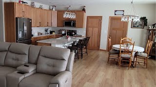 The final walk-through of my parents new slab house!