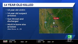 14-year-old charged in fatal shooting of another teen in Oroville