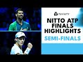 Alcaraz vs Djokovic THRILLER; Sinner Takes On Medvedev | Nitto ATP Finals 2023 Semi-Final Highlights