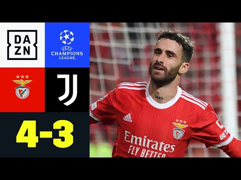 Stürmischer Benfica-Start wirft Turin raus: Benfica - Juventus 4:3 | UEFA Champions League | DAZN