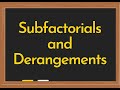 Derangements - Subfactorials Calculator Video