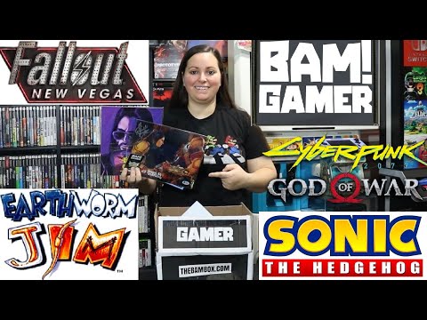 Unboxing The NEW BAM GAMER BOX - 2020 (Earthworm Jim, Cyberpunk 2077, Sonic The Hedgehog, and More!)