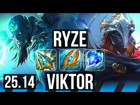 RYZE vs VIKTOR (MID) | KR Diamond | 25.14