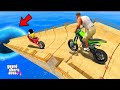 SHINCHAN AND FRANKLIN TRIED THE IMPOSSIBLE ZIGZAG TRACK PARKOUR CHALLENGE GTA 5 GAMING
