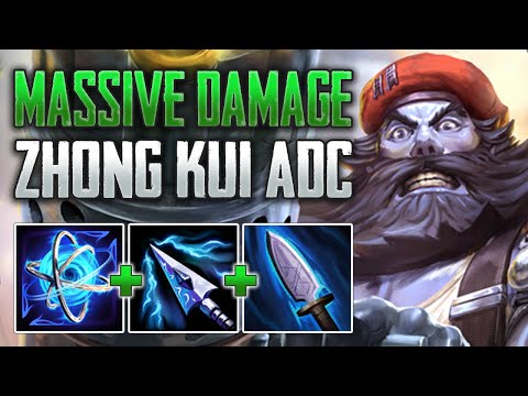 ZHONG HITS SO HARD! Zhong Kui ADC Gameplay (SMITE Conquest)