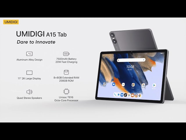 Планшет UMIDIGI A15 Tab 8/256GB 4G Space Gray купить, цена, отзывы