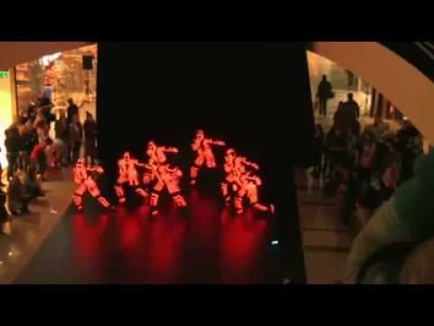 Light-Up TRON Break Dance show