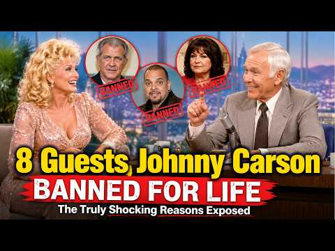 8 Guests Johnny Carson BANNED for Life – The Truly Shocking Reasons Exposed