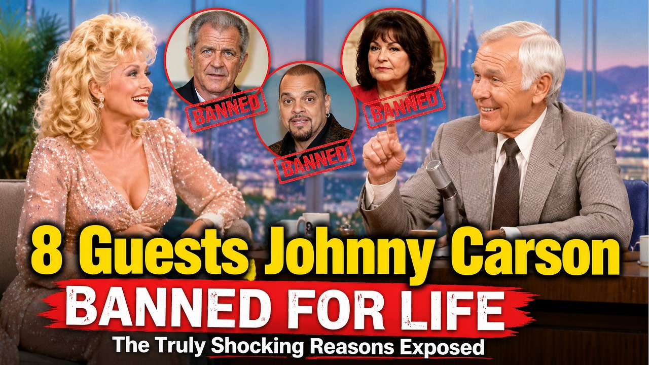 8 Guests Johnny Carson BANNED for Life – The Truly Shocking Reasons Exposed