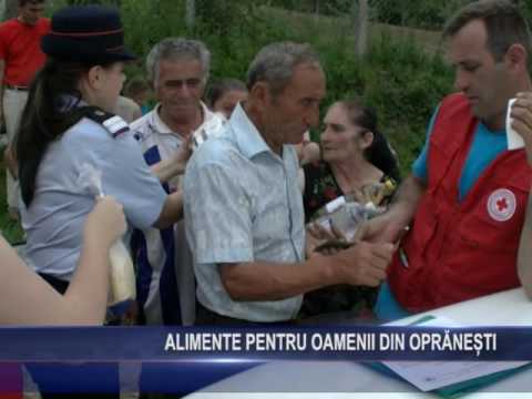 Alimente pentru oamenii din Oprăneşti