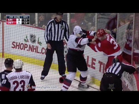 Luke Schenn vs Anthony Mantha