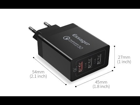 Зарядное устройство Essager Quick Charge 3.0 30 Вт на 3 USB по привлекательной цене!