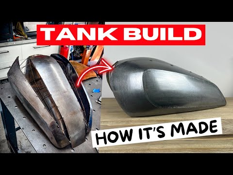 ★ BUILDING A MOTORCYCLE TANK FROM SCRATCH!!! (PART 3)