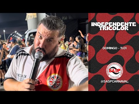 Carnaval 2026 | Independente Tricolor - Largada do ensaio técnico (11.01.2026)