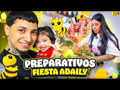 EVERYTHING IS READY FOR ADAILY'S PARTY😍🐝 | NANDA HERRERA