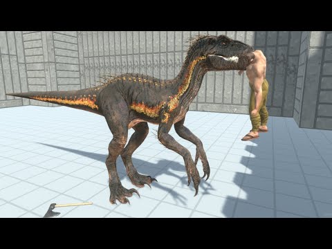 INDORAPTOR vs ALL UNITS in Castle ARBS Animal Revolt Battle Simulator