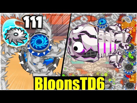 100+ REISSNAGELWERFER VS RUNDE 100! - Bloons td6 [Deutsch/German]