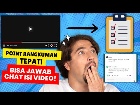 NIH! CARA ASIK Merangkum Video Youtube Menjadi Teks | Bisa TANYA isi video sama ChatGPT!